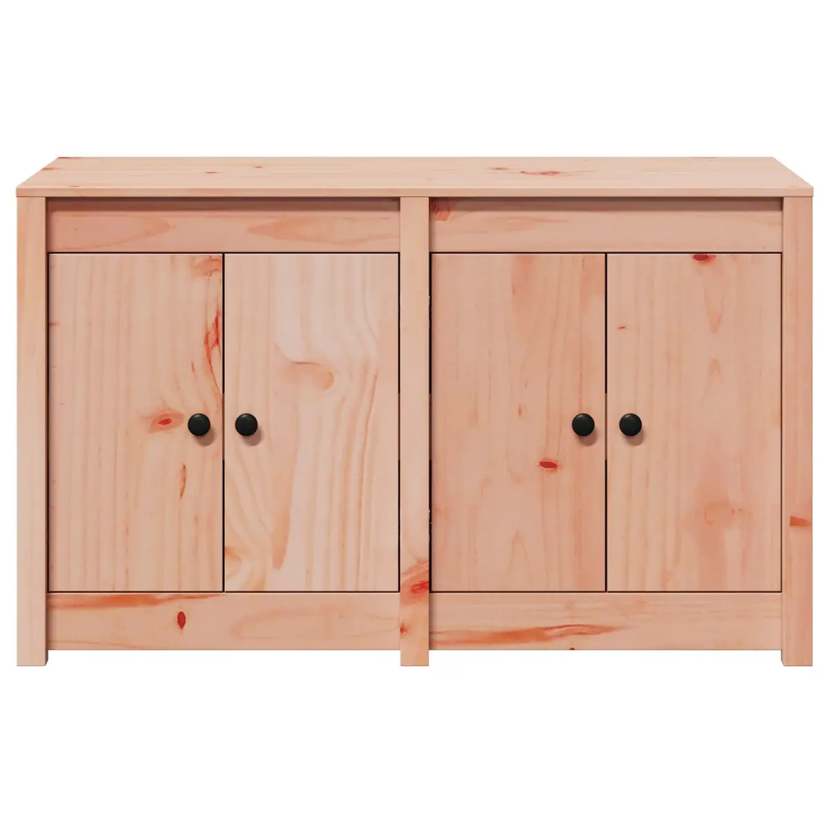 Brown Oak Kitchen Cabinet with Shelf