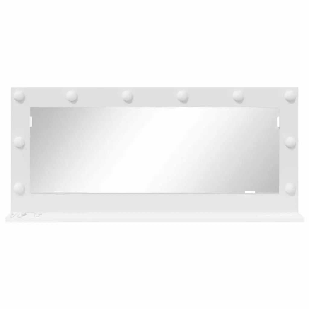 White LED Vanity Mirror for Bedroom Dressing Table 100x45cm