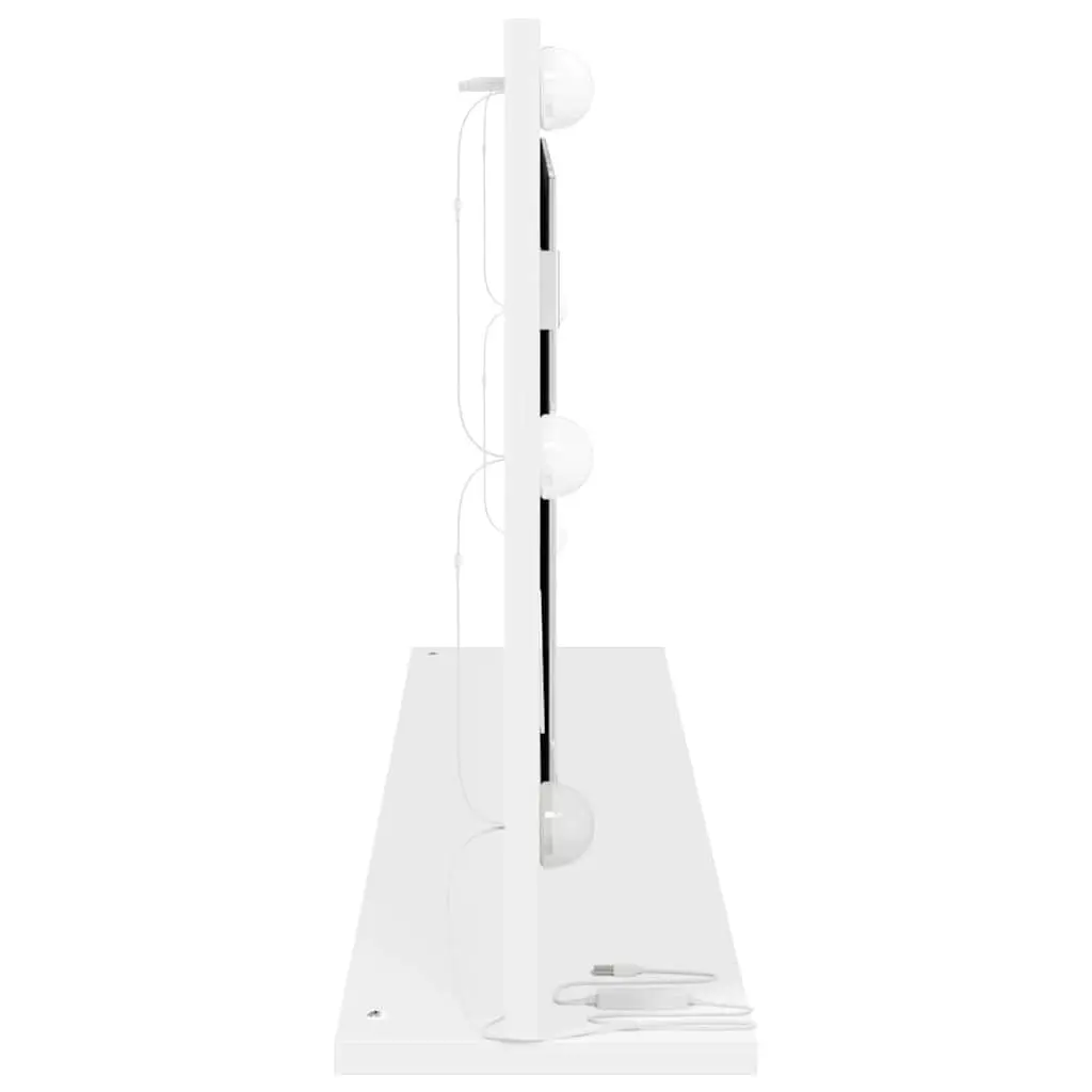 White LED Vanity Mirror for Bedroom Dressing Table 100x45cm