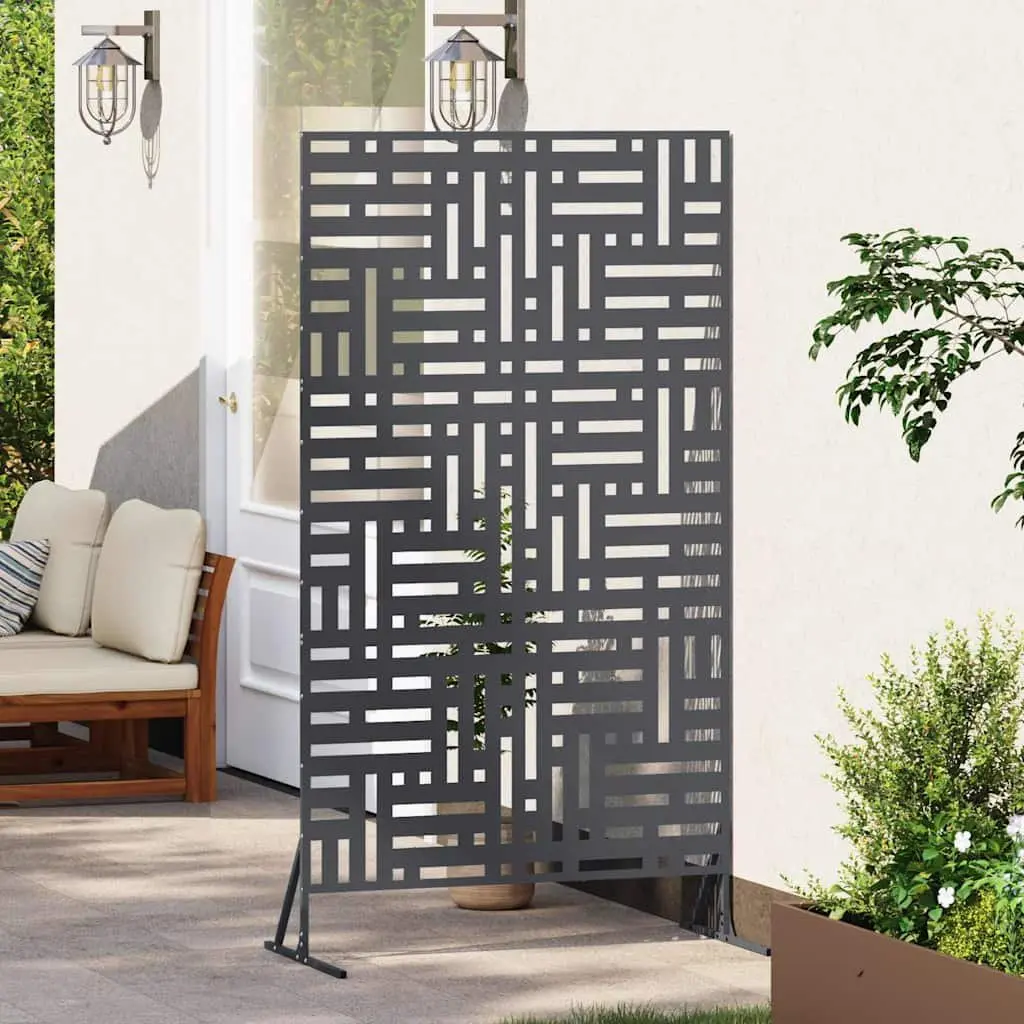 Garden Privacy Screen Steel 100x50x180cm Anthracite