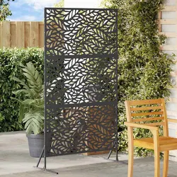 Durable Steel Garden Privacy Screen 100 x 50 x 180 cm
