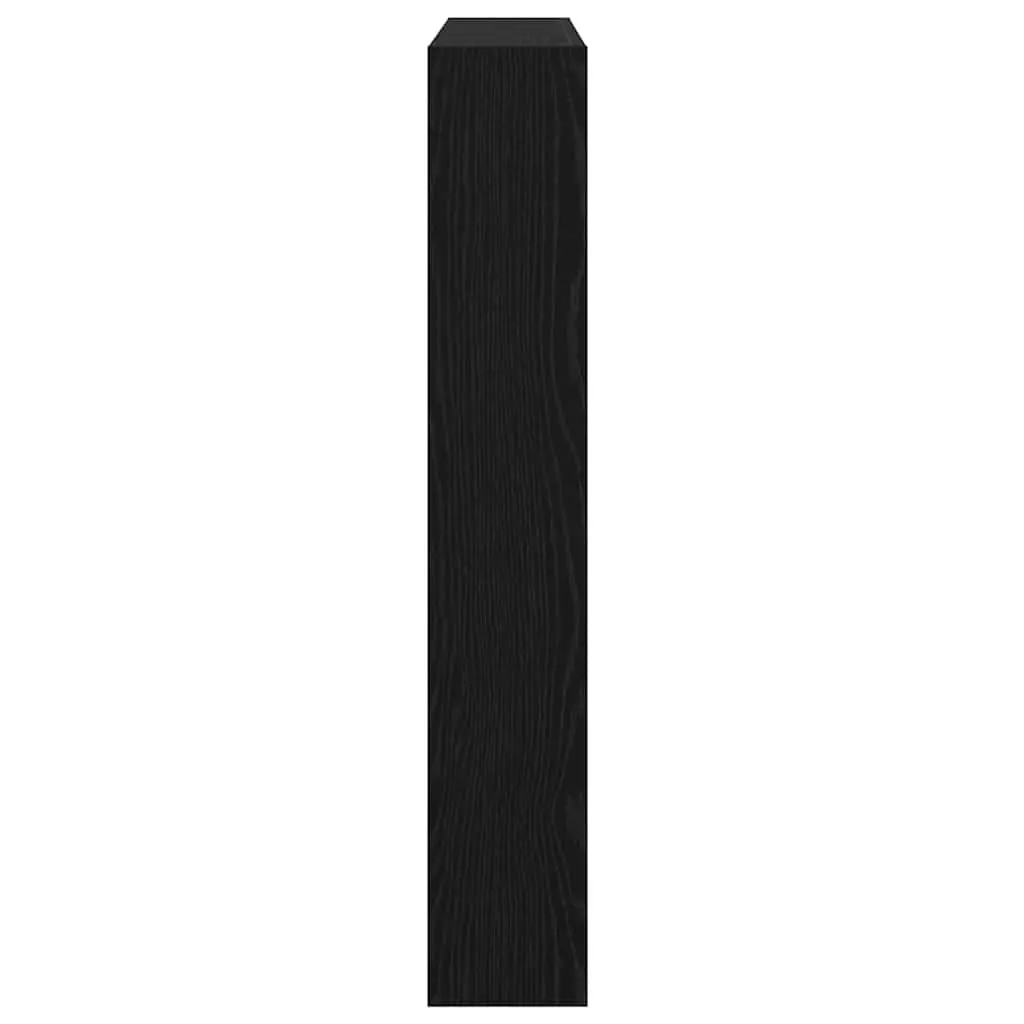 Black Oak Engineered Wood Headboard with LED Light