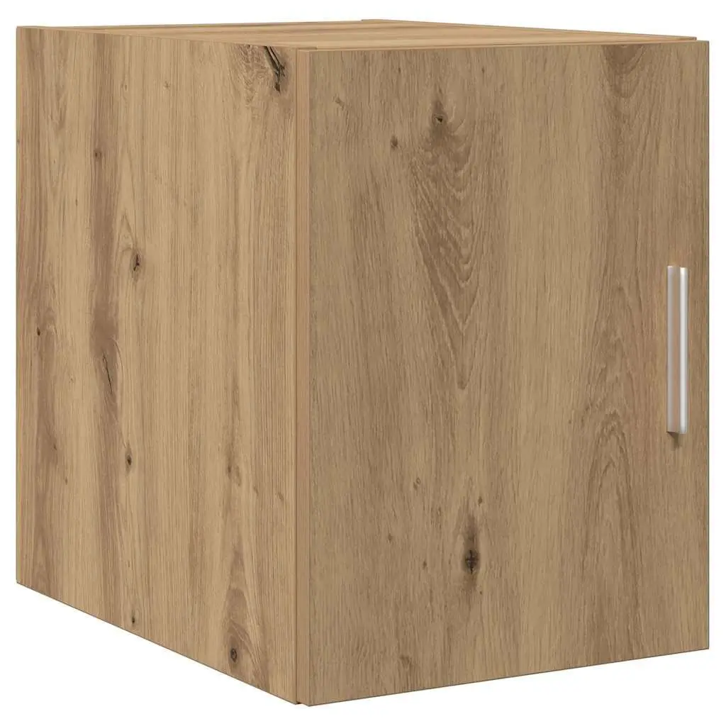 Brown Wall-Mounted Storage Cabinet