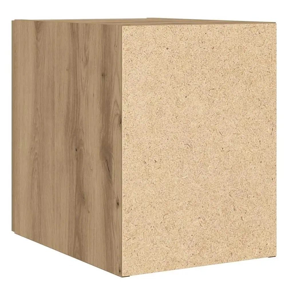 Brown Wall-Mounted Storage Cabinet