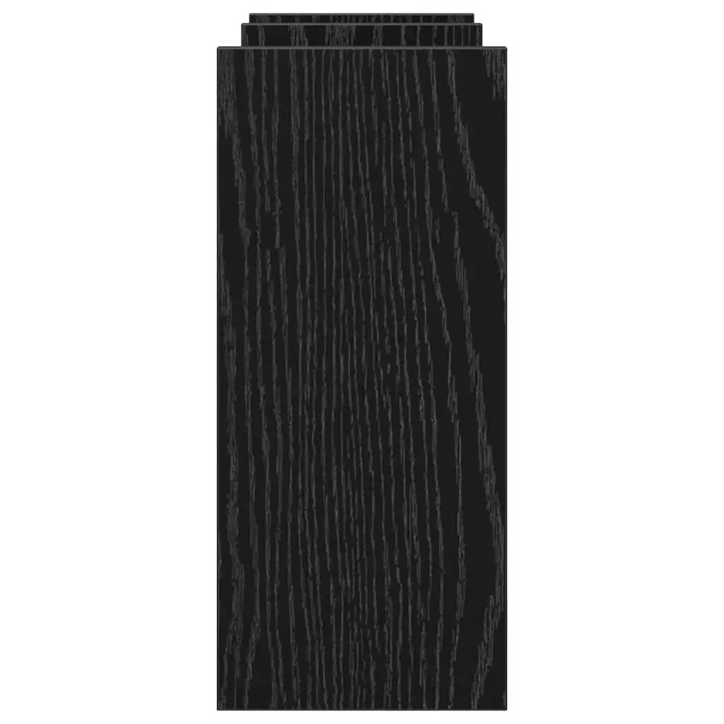 Desk Organiser Engineered Wood 50cm Black Oak
