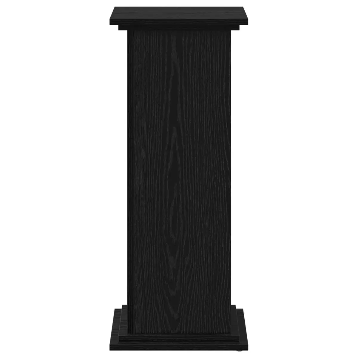 Plant Stand Engineered Wood 33x33x80cm Black Oak