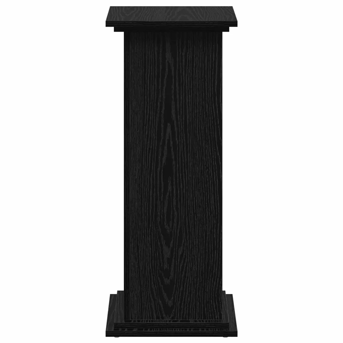 Plant Stand Engineered Wood 33x33x80cm Black Oak