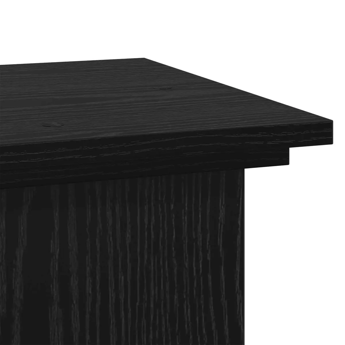 Plant Stand Engineered Wood 33x33x80cm Black Oak