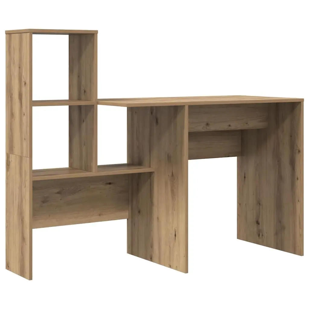 Brown Engineered Wood Desk for Home Office