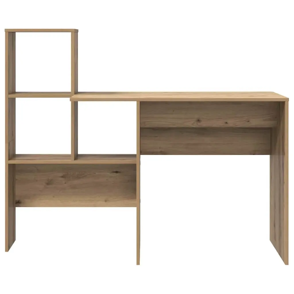 Brown Engineered Wood Desk for Home Office