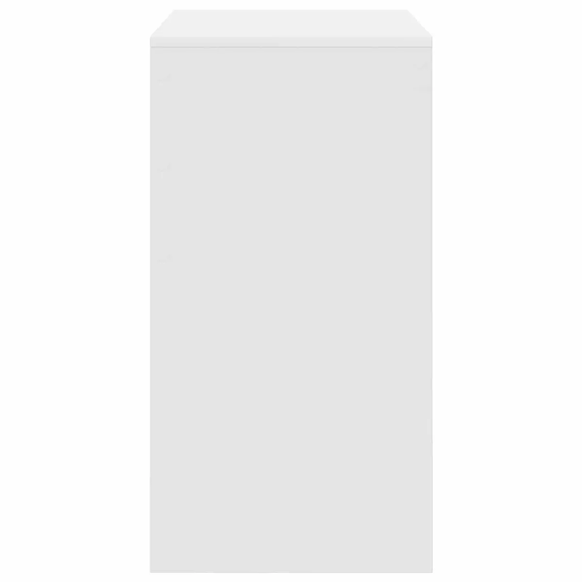White Writing Desk Compact Home Office Study Computer Workspace Furniture