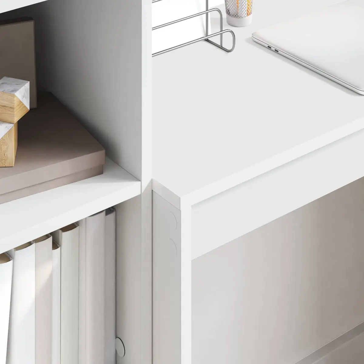 White Writing Desk for Home Office Use