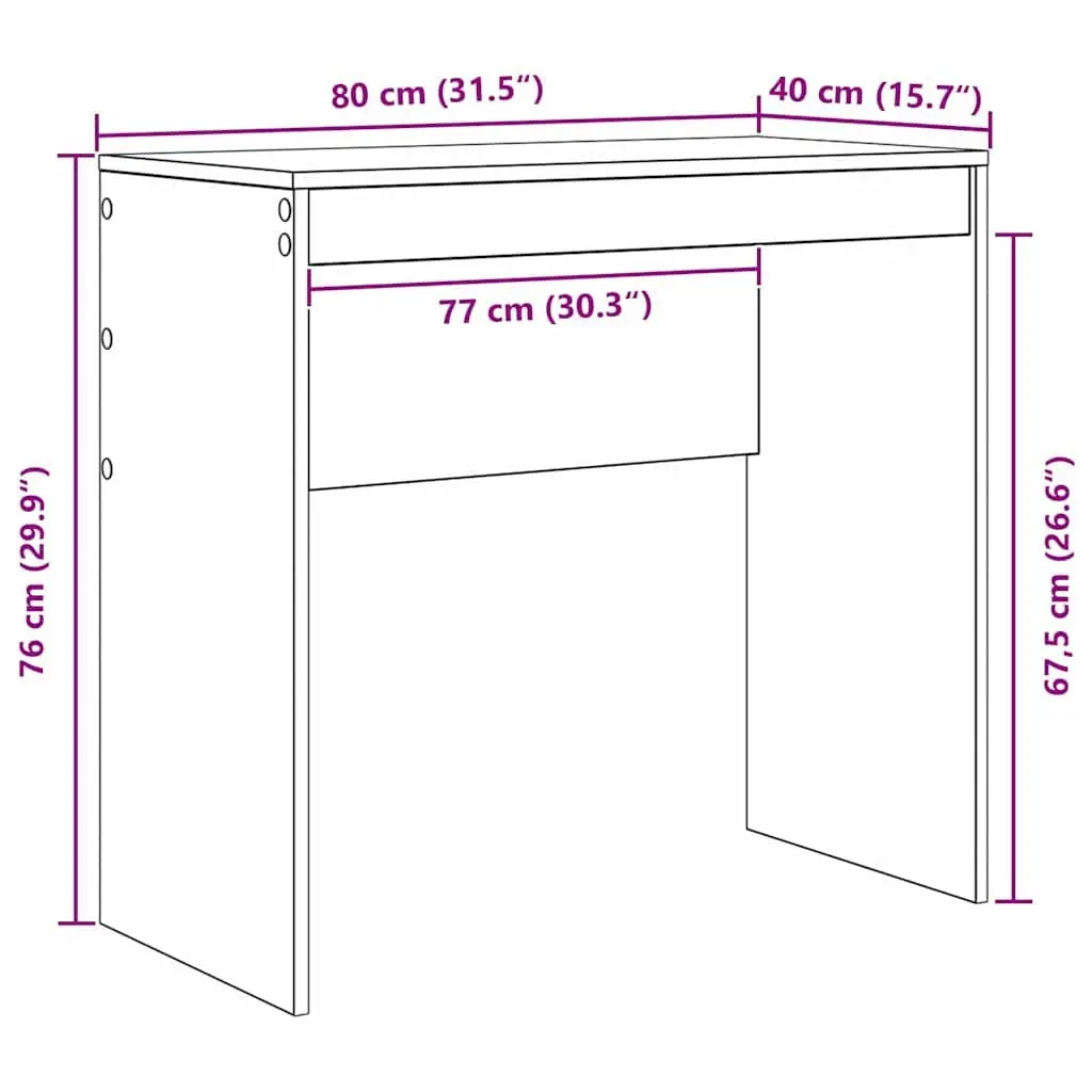 White Writing Desk for Home Office Use