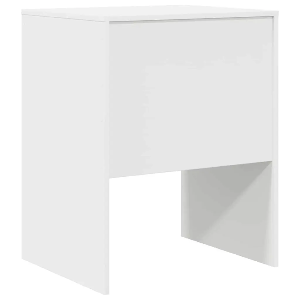 White Writing Desk with Solid Wood Frame