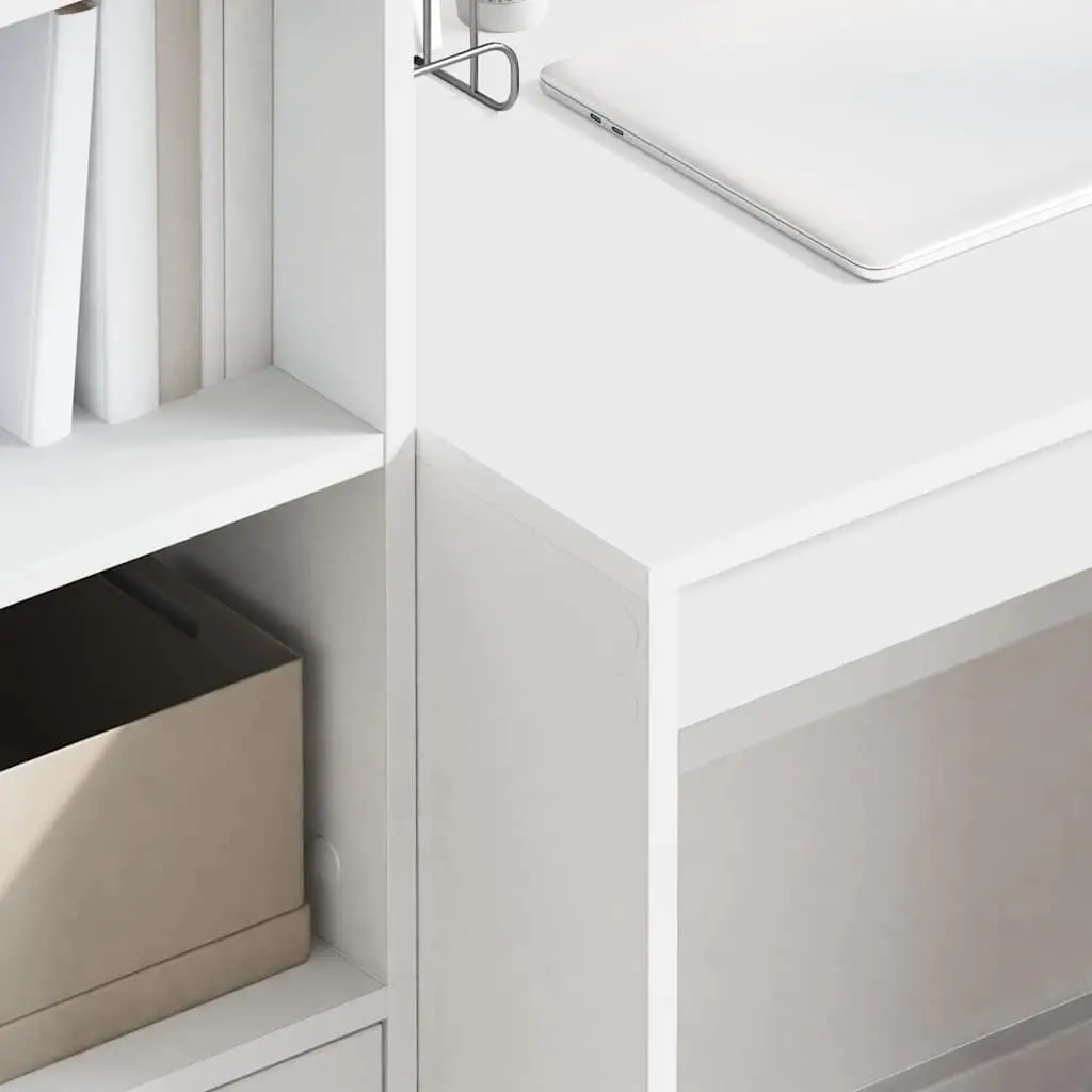 White Writing Desk for Home Office & Study