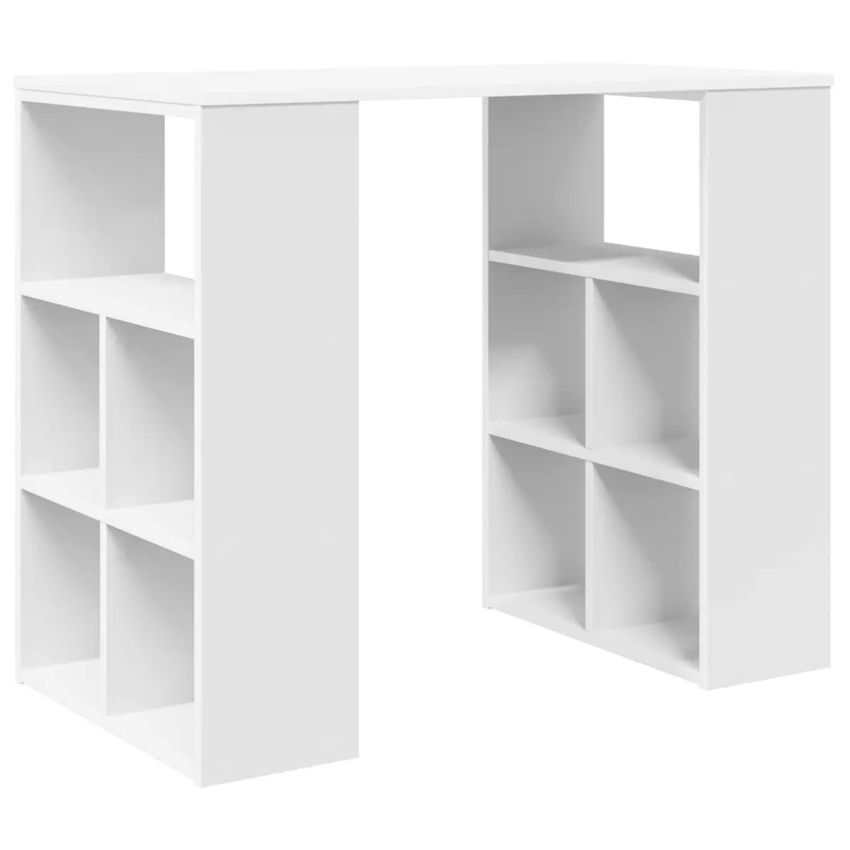 Writing Desk Engineered Wood 90 x 50 x 75 cm White