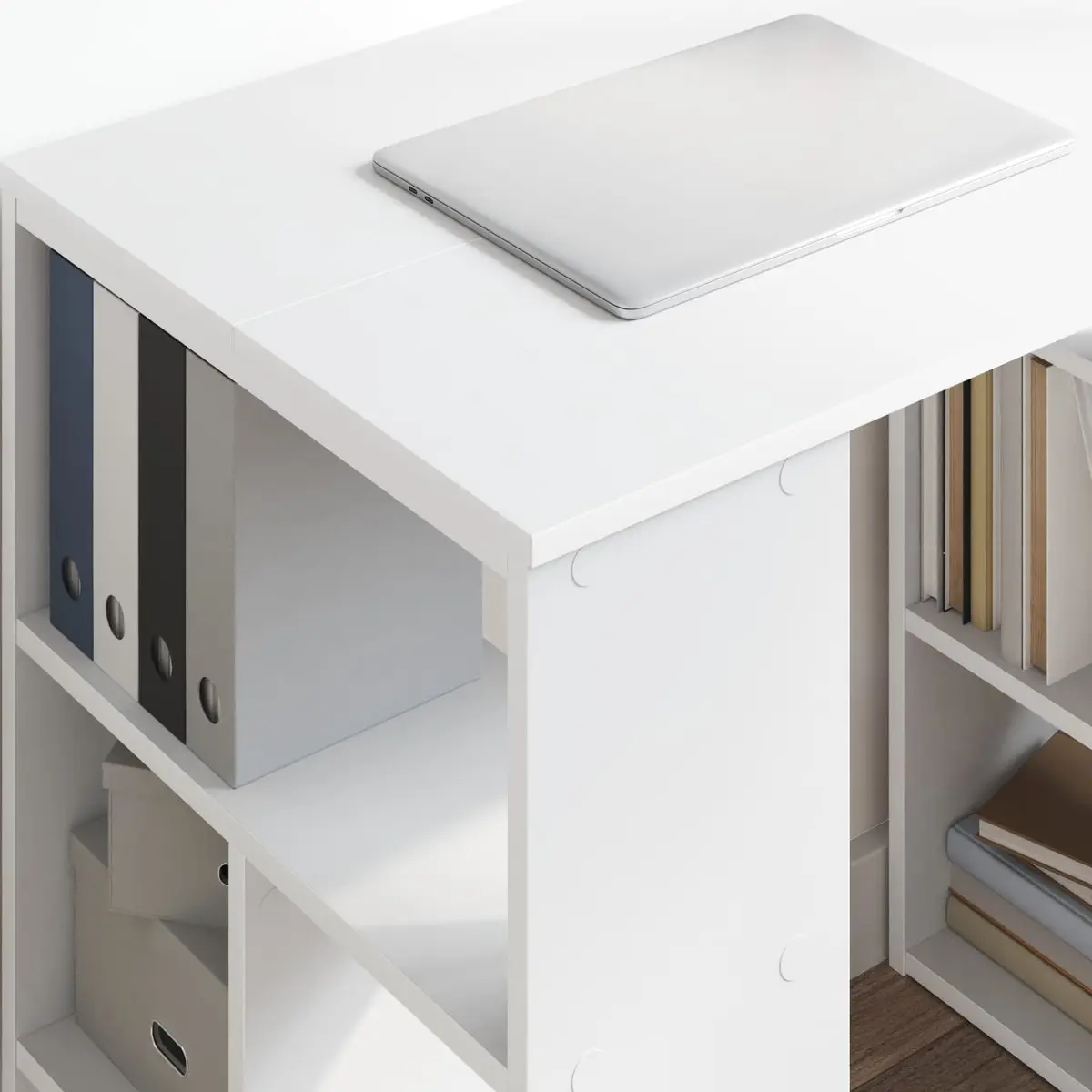 Writing Desk Engineered Wood 90 x 50 x 75 cm White