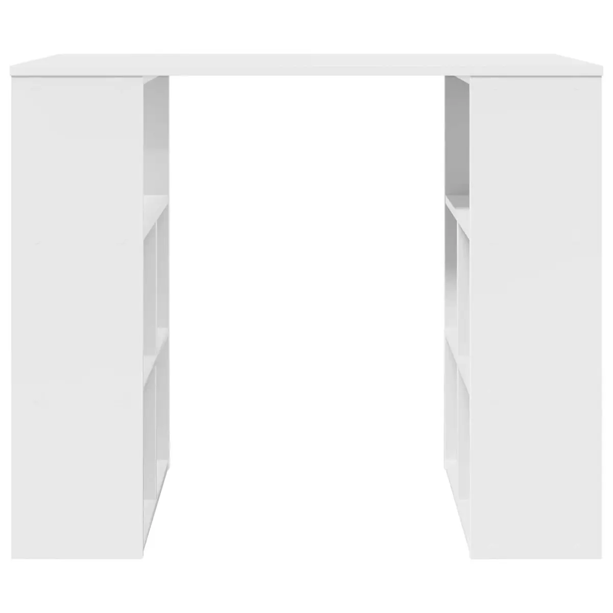 Writing Desk Engineered Wood 90 x 50 x 75 cm White