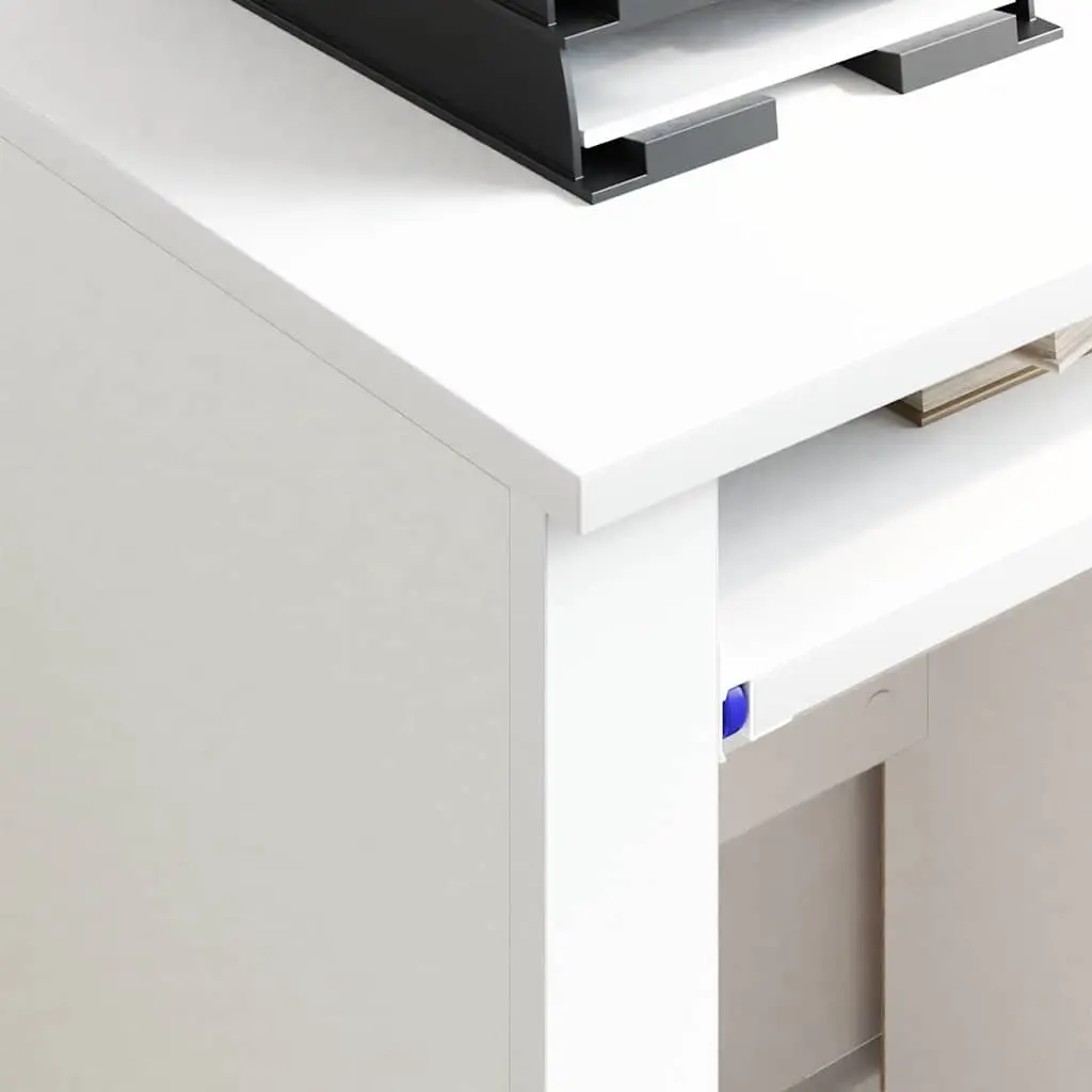 Mobile Office Workstation with Lockable Wheels