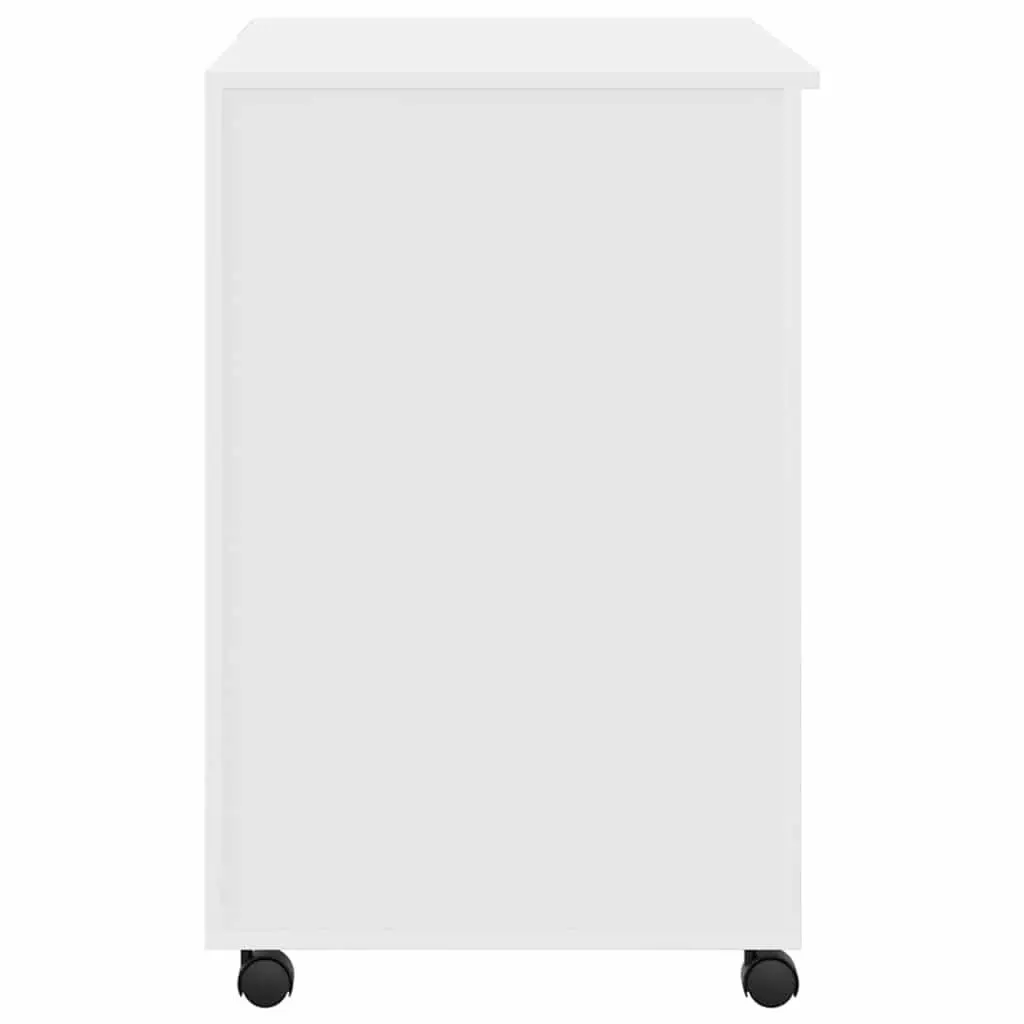 Mobile Office Workstation with Lockable Wheels