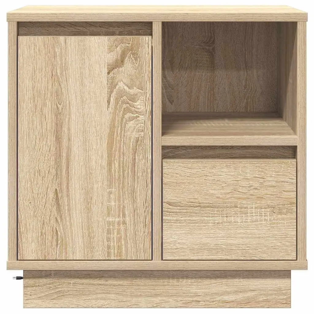 Bedside Cabinet with Drawer for Bedroom Storage
