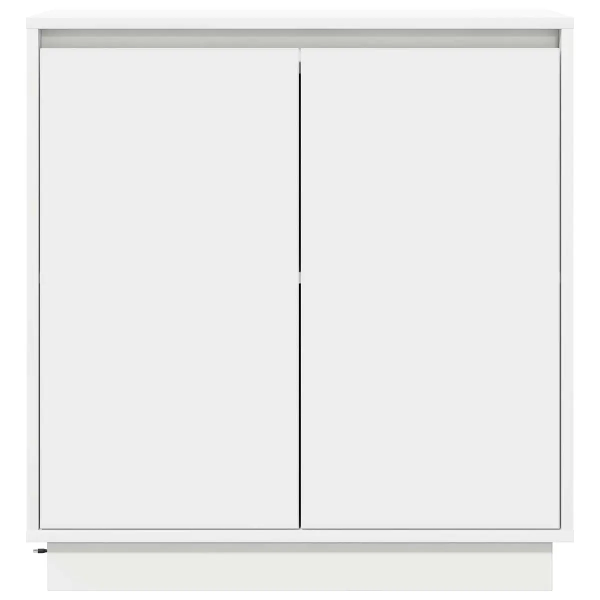 White LED Sideboard Storage Cabinet with RGB Lighting
