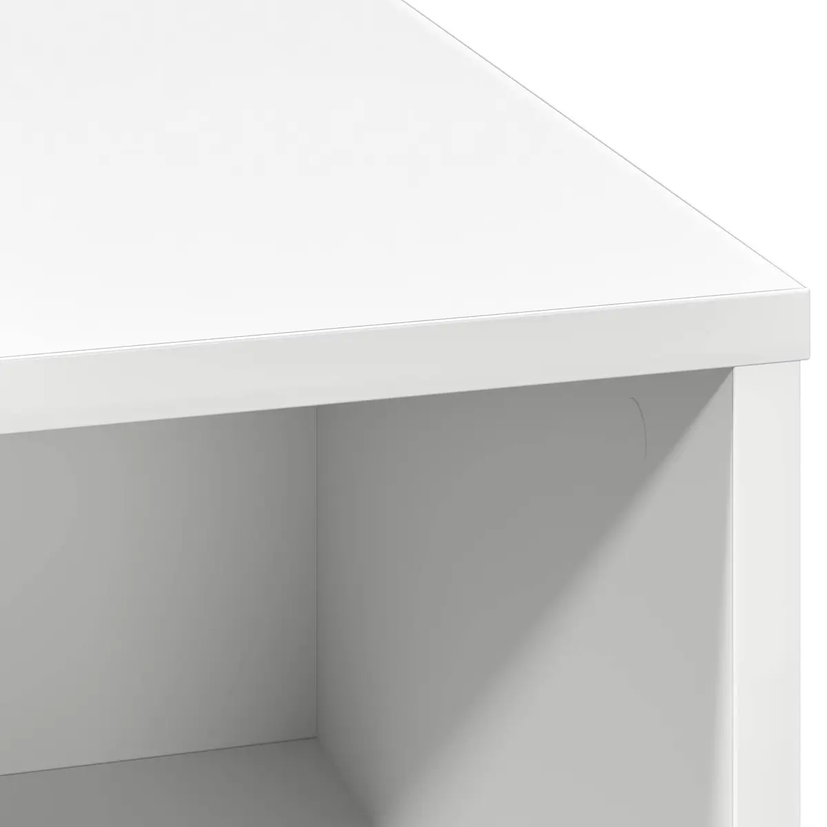 White LED Sideboard with Modern Storage and RGB Lighting
