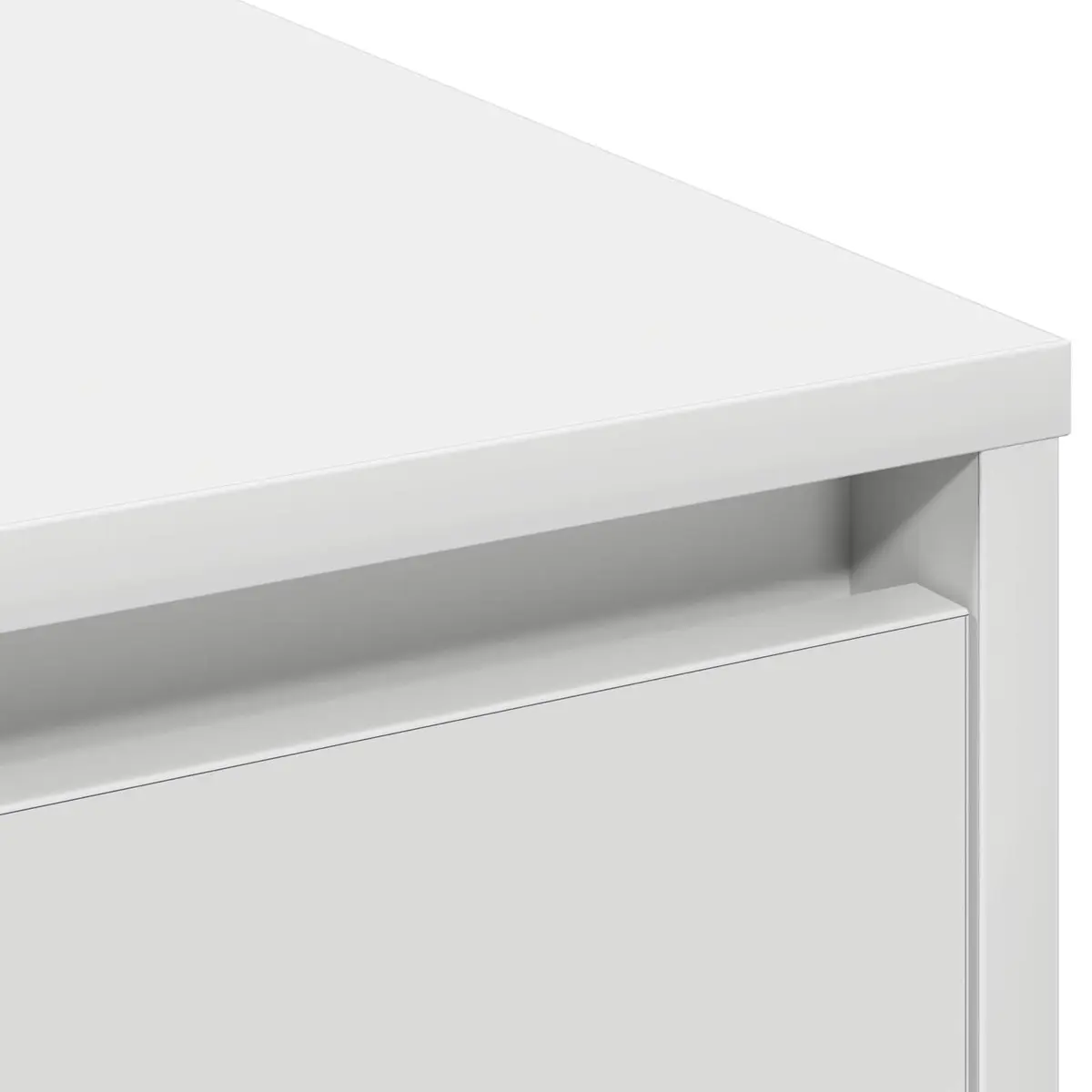 LED Sideboard in White with Integrated Lights