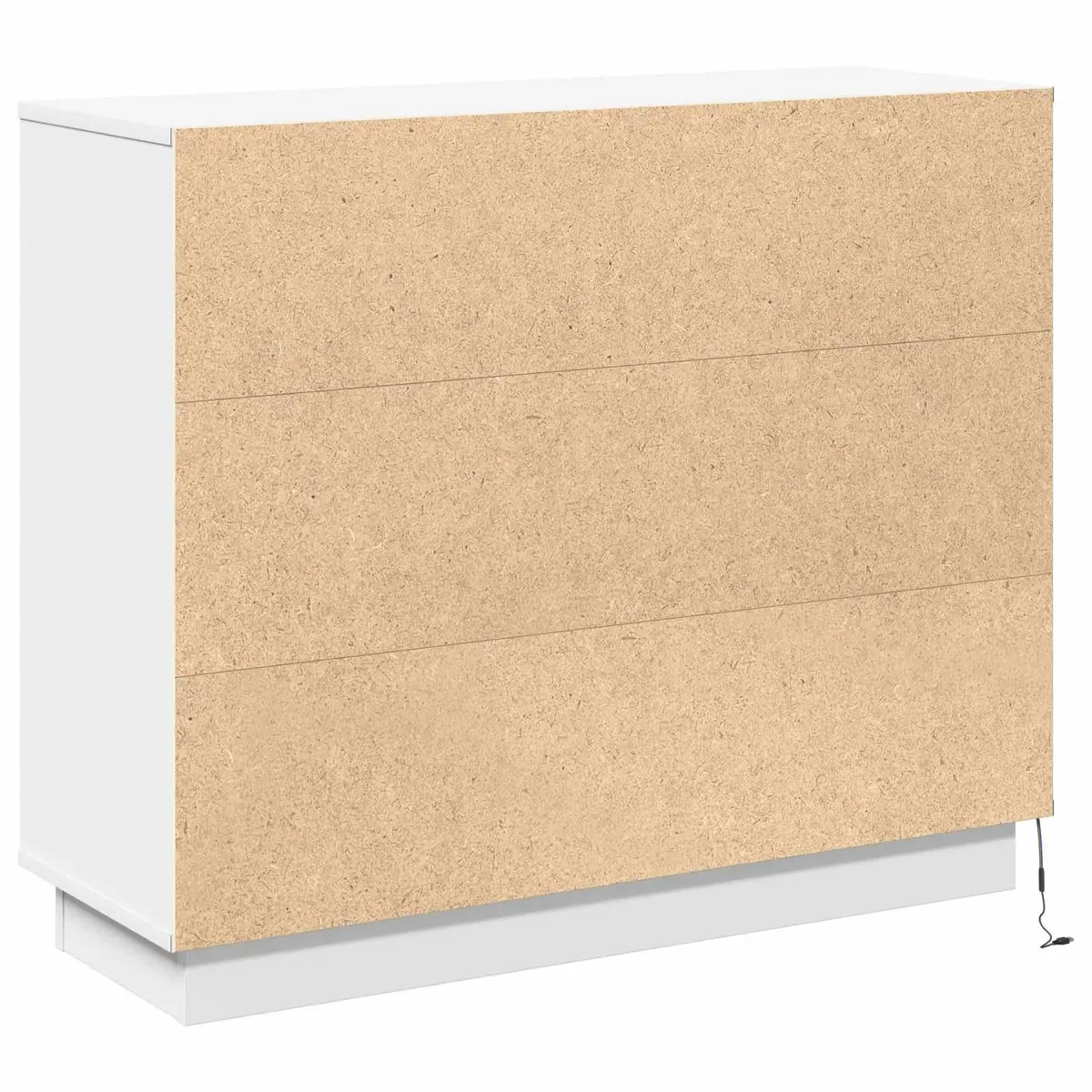 LED Sideboard in White with Integrated Lights
