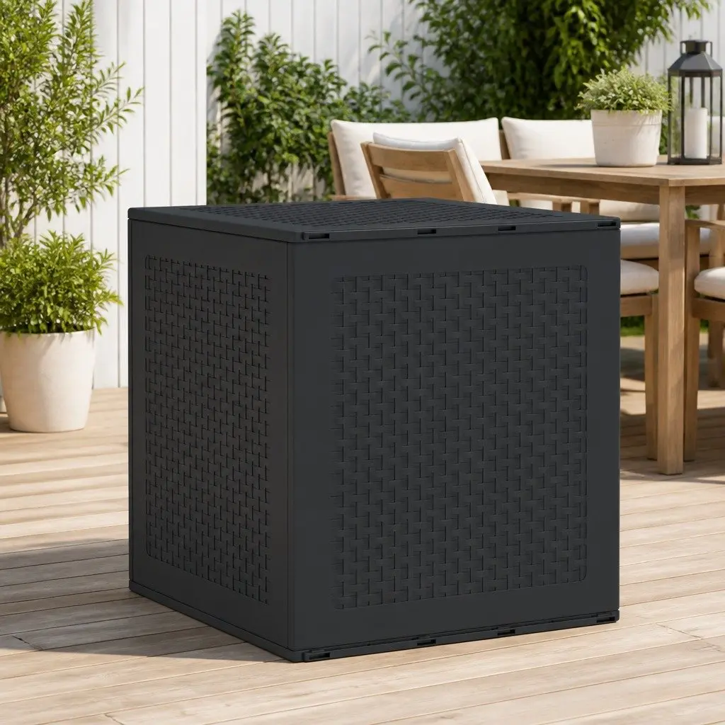 Outdoor Storage Box Anthracite 55x53x57cm
