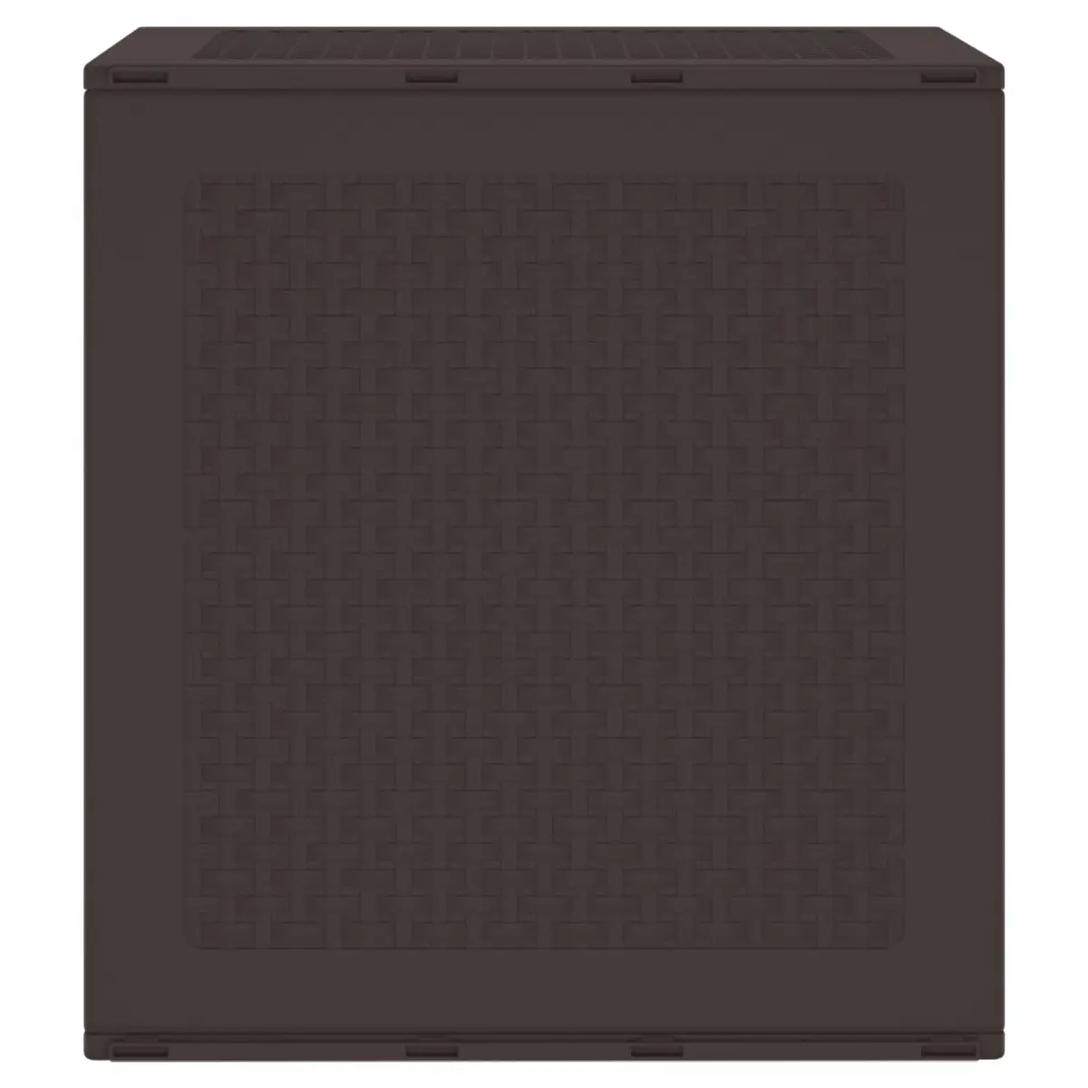 Brown Outdoor Furniture Storage Box 55x53x57cm
