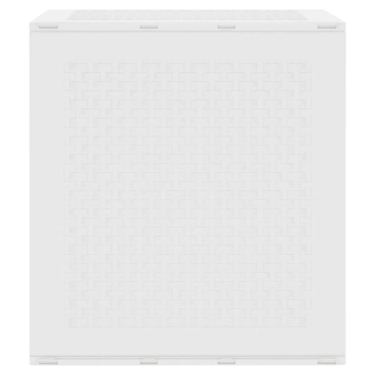 Outdoor Storage Box Polypropylene 55x53x57cm White