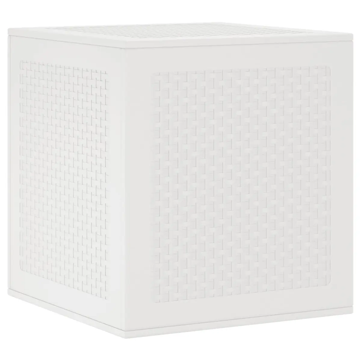 Outdoor Storage Box Polypropylene 55x53x57cm White