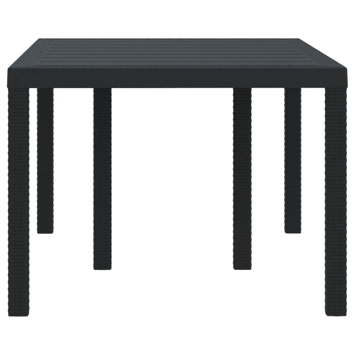 Rectangular Poly Rattan Outdoor Dining Table 150x100cm