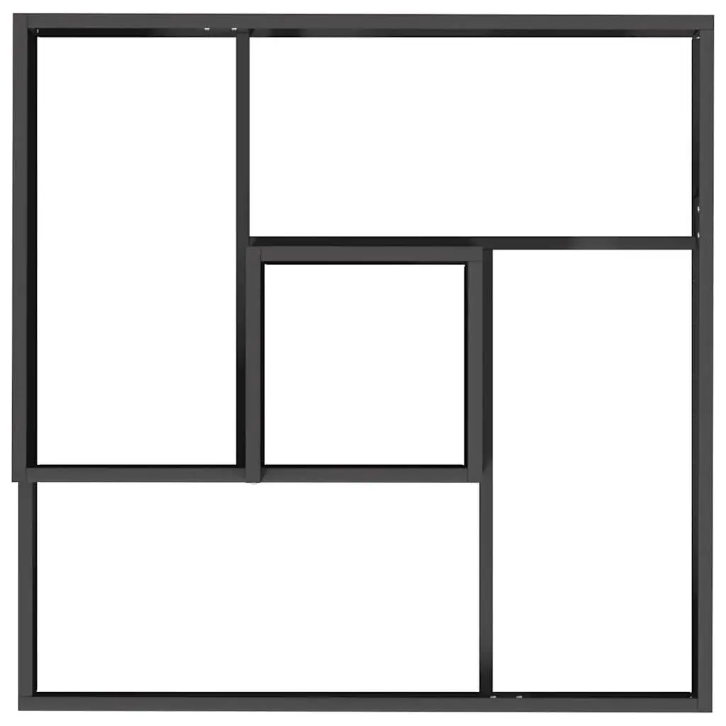 Black Metal Garden Planter 60x60x50cm