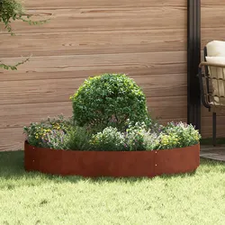 Round Steel Frame Garden Planter Ring for Outdoor Use