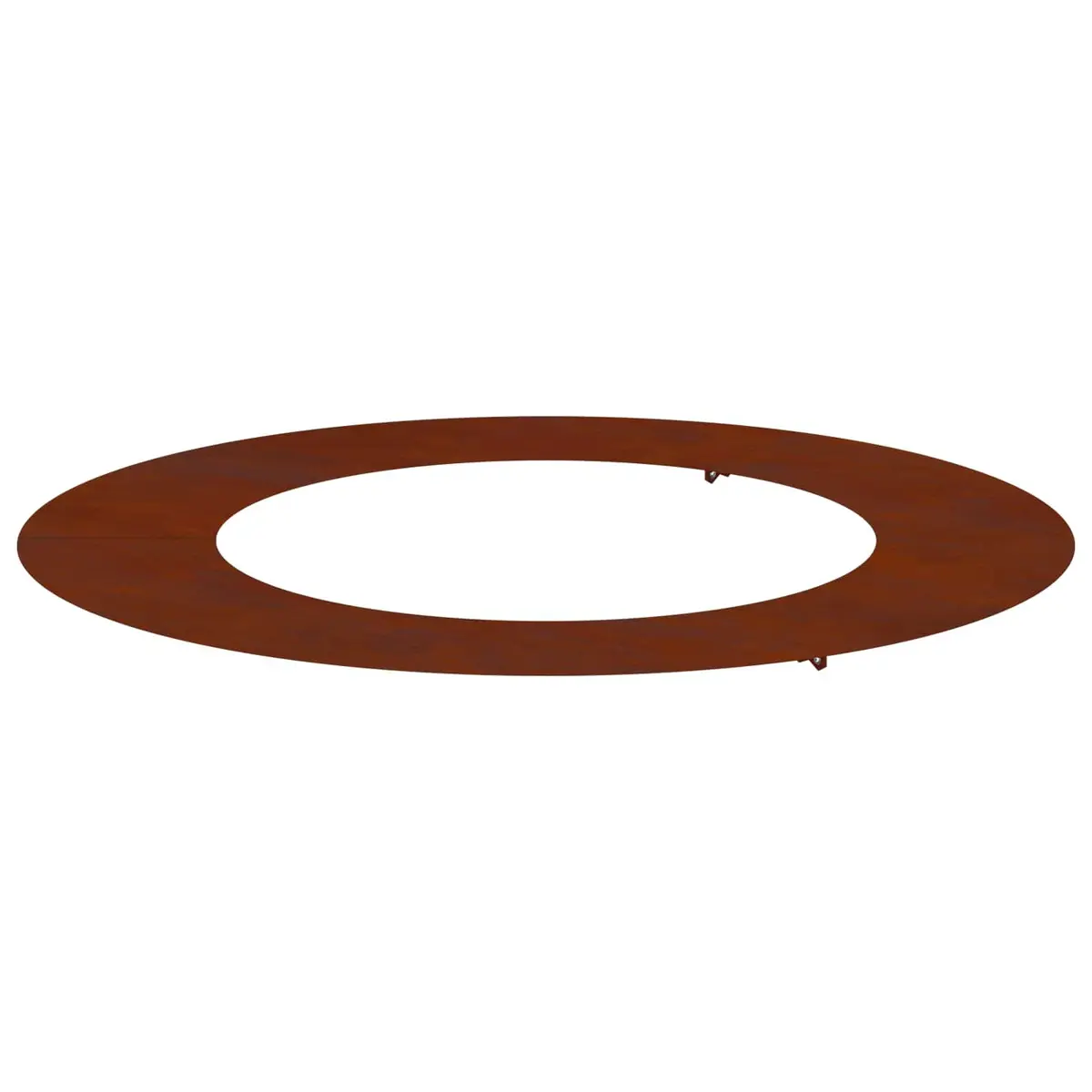 Rusty Brown Tree Ring Planter for Garden Edging