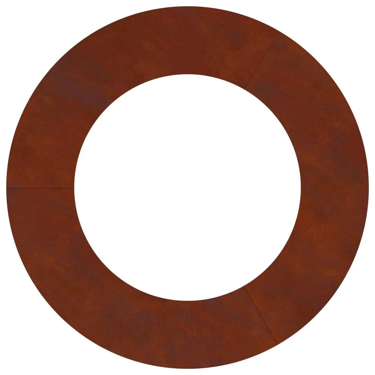5-Piece Brown Tree Ring Set for Garden Edging