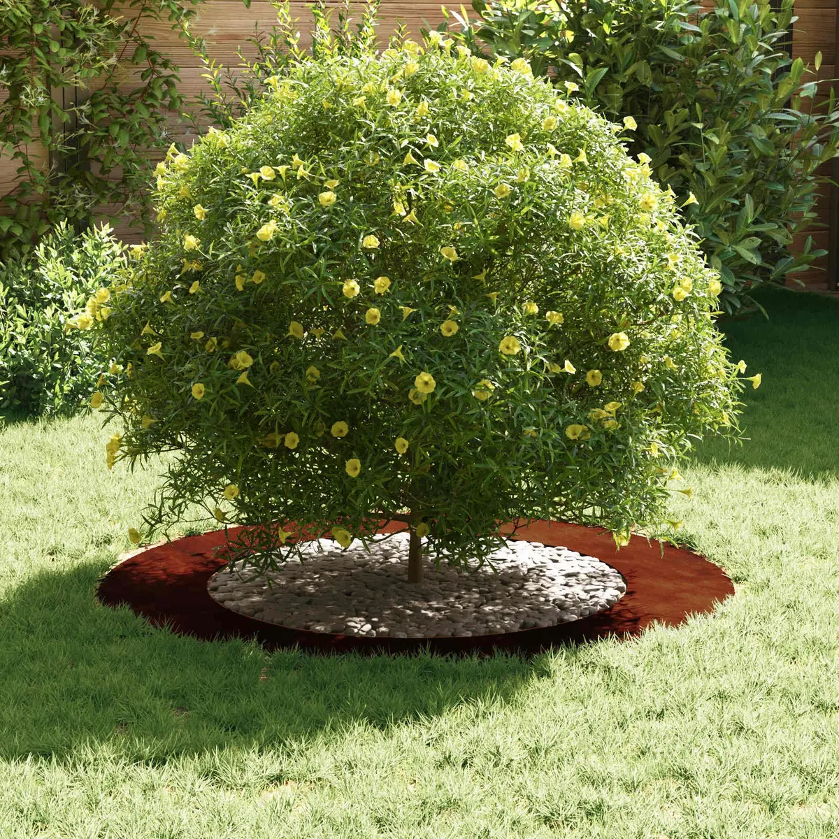 Brown Tree Ring for Garden Protection 60cm 90cm