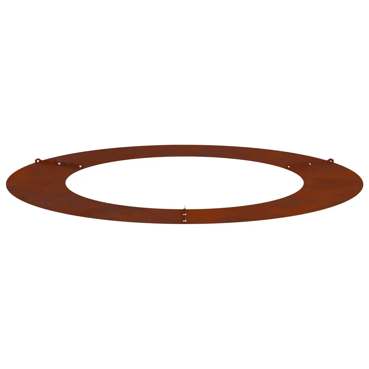 Rusty Brown Tree Ring Set 5 pcs for Outdoor Gardens