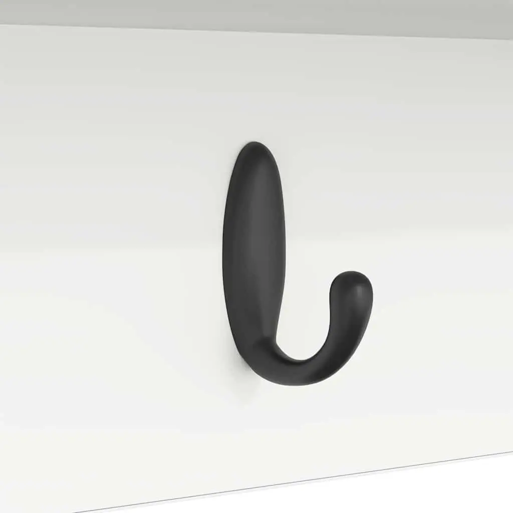 Wall-Mounted Coat Rack with Storage Shelves