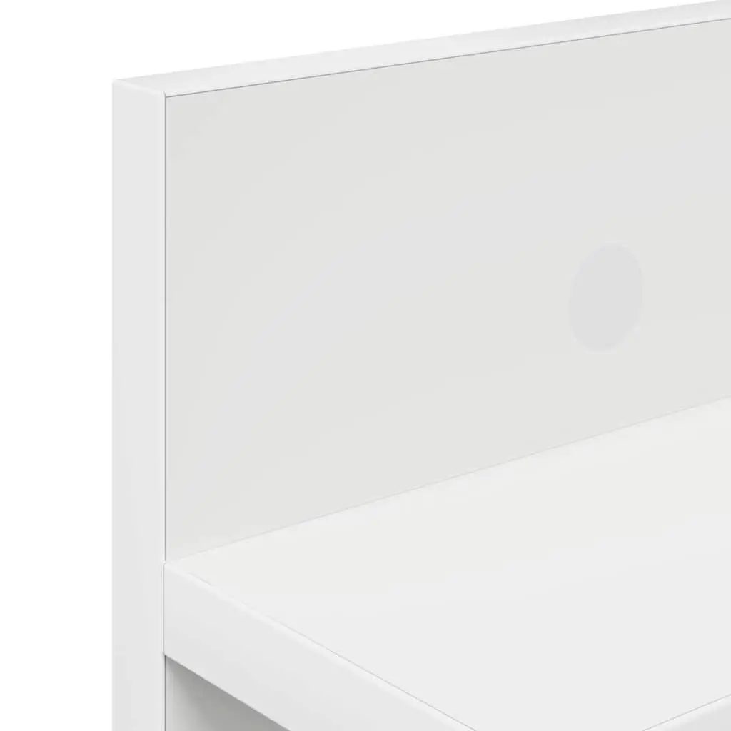 White Wall-Mounted Coat Rack for Hallways