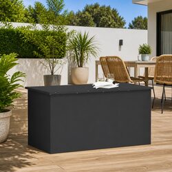 Durable Steel Garden Storage Cushion Box for Outdoor Use