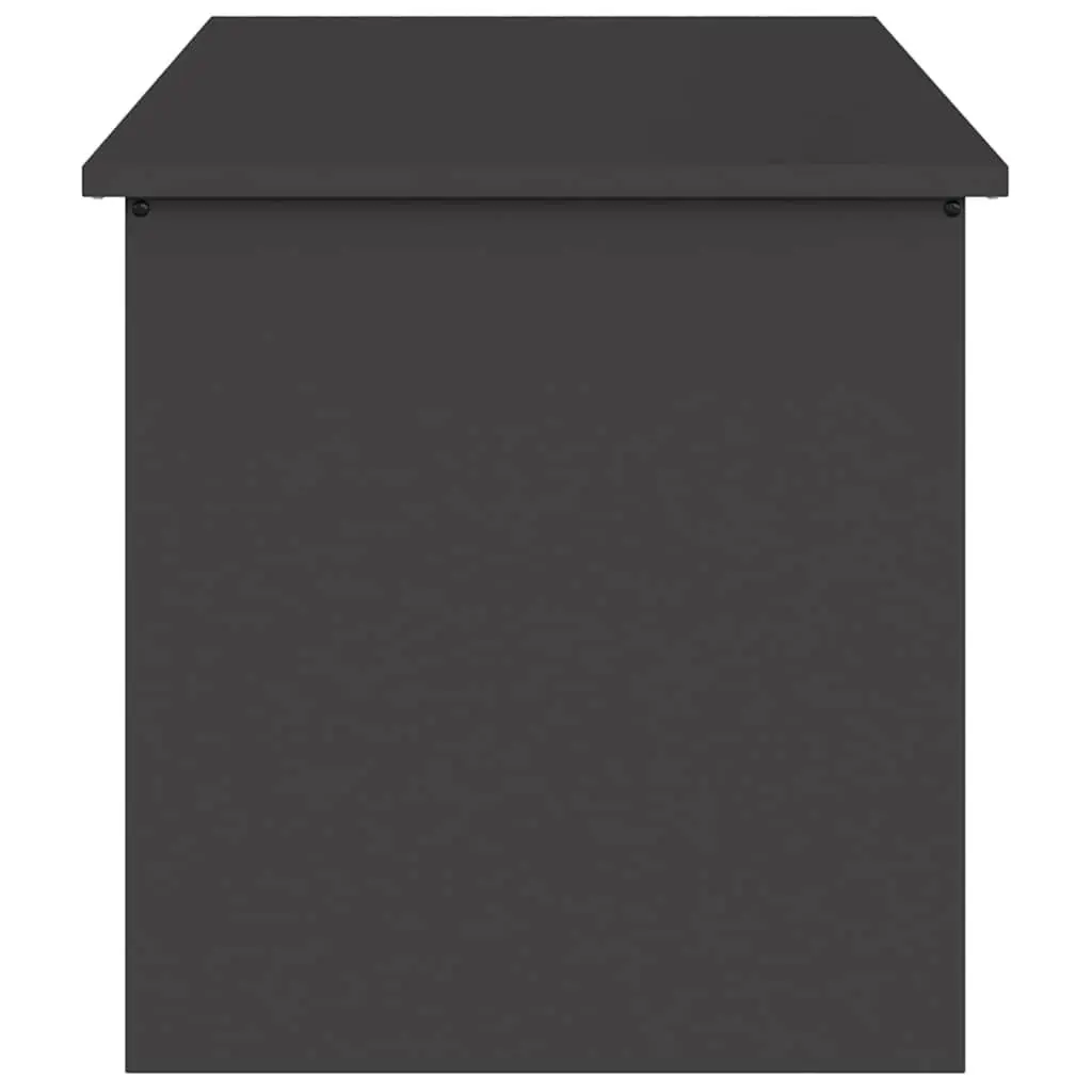 Cushion Box Steel 100x50.5x50cm Black Outdoor Garden Storage Container