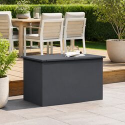 Sturdy Garden Storage Box with Gas Lift Lid - Anthracite