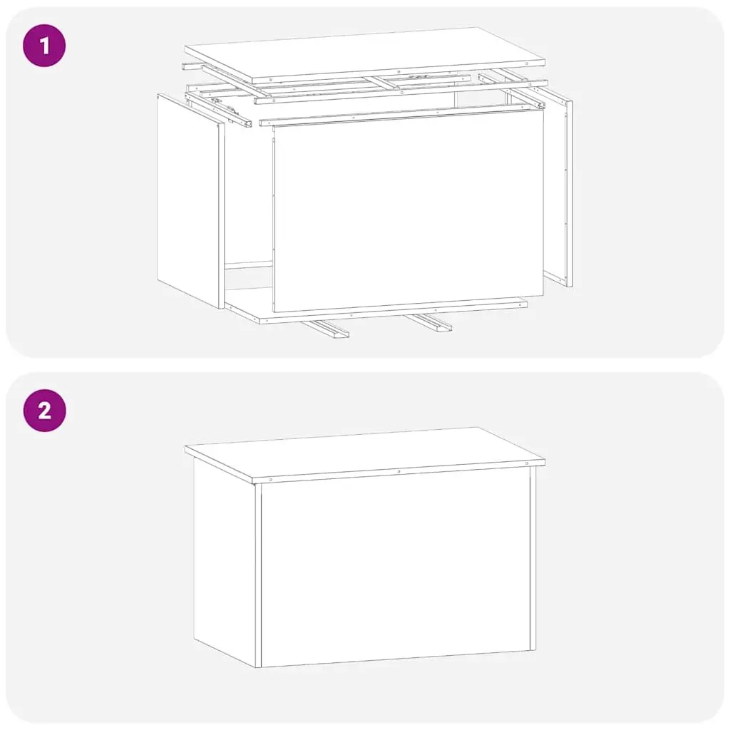 Steel Garden Cushion Storage Box 175L