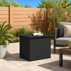 Durable Steel Outdoor Storage Box for Gardens 117L Black