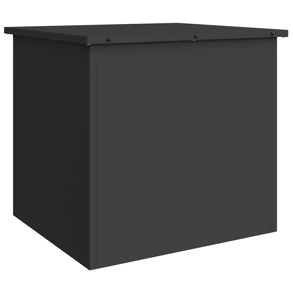 Steel Outdoor Storage Box for Gardens 117L Black