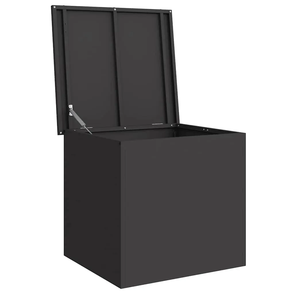 Steel Outdoor Storage Box for Gardens 117L Black