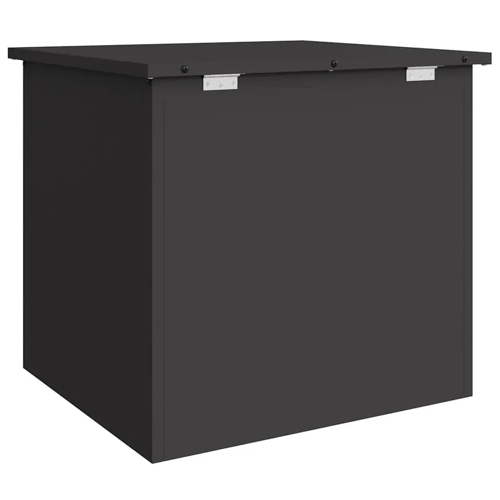 Steel Outdoor Storage Box for Gardens 117L Black
